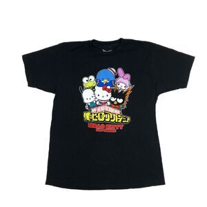 2021 Hello Kitty and Friends My Hero Academia Black Tee T Shirt Large L B6